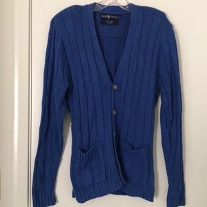 Women’s blue cardigan